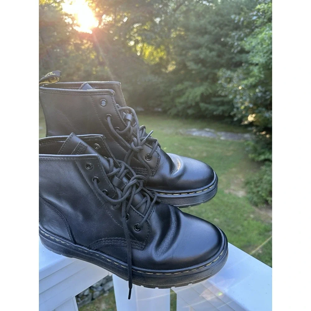 Dr Martens Air Walk Brookline Chukka Eye Boot Mens Size 9 Black Leather